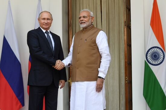 President Vladimir Putin's official visit to India. Day two
