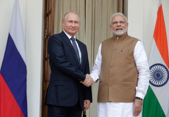 President Vladimir Putin's official visit to India. Day two