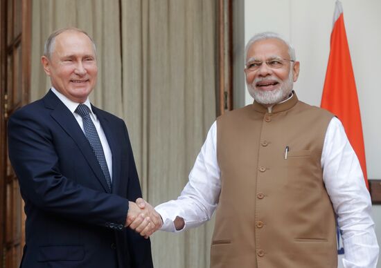 President Vladimir Putin's official visit to India. Day two