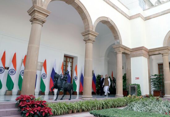 President Vladimir Putin's official visit to India. Day two