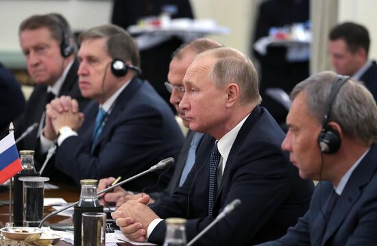 President Vladimir Putin's official visit to India. Day two