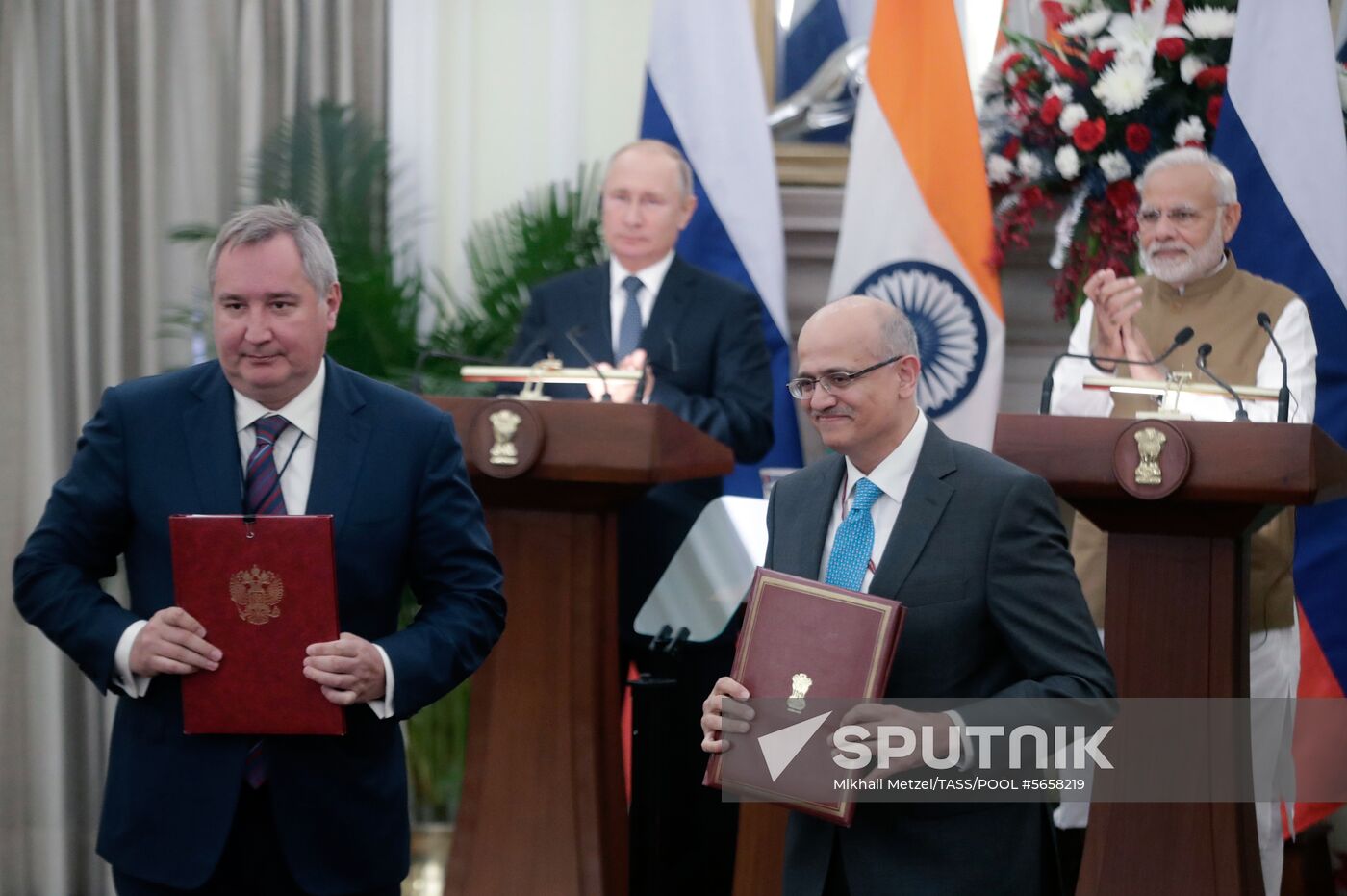 President Vladimir Putin's official visit to India. Day two