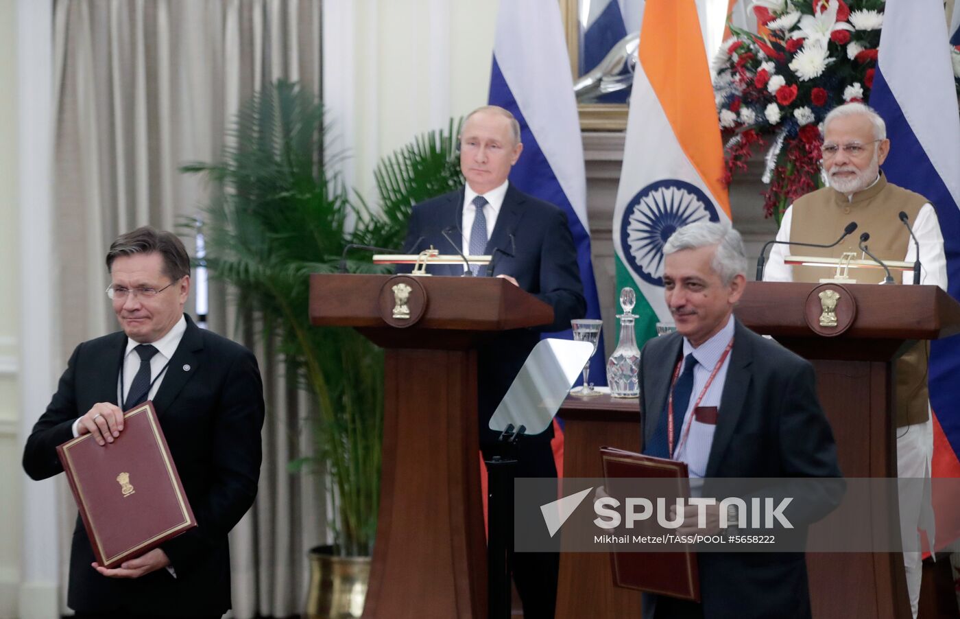 President Vladimir Putin's official visit to India. Day two
