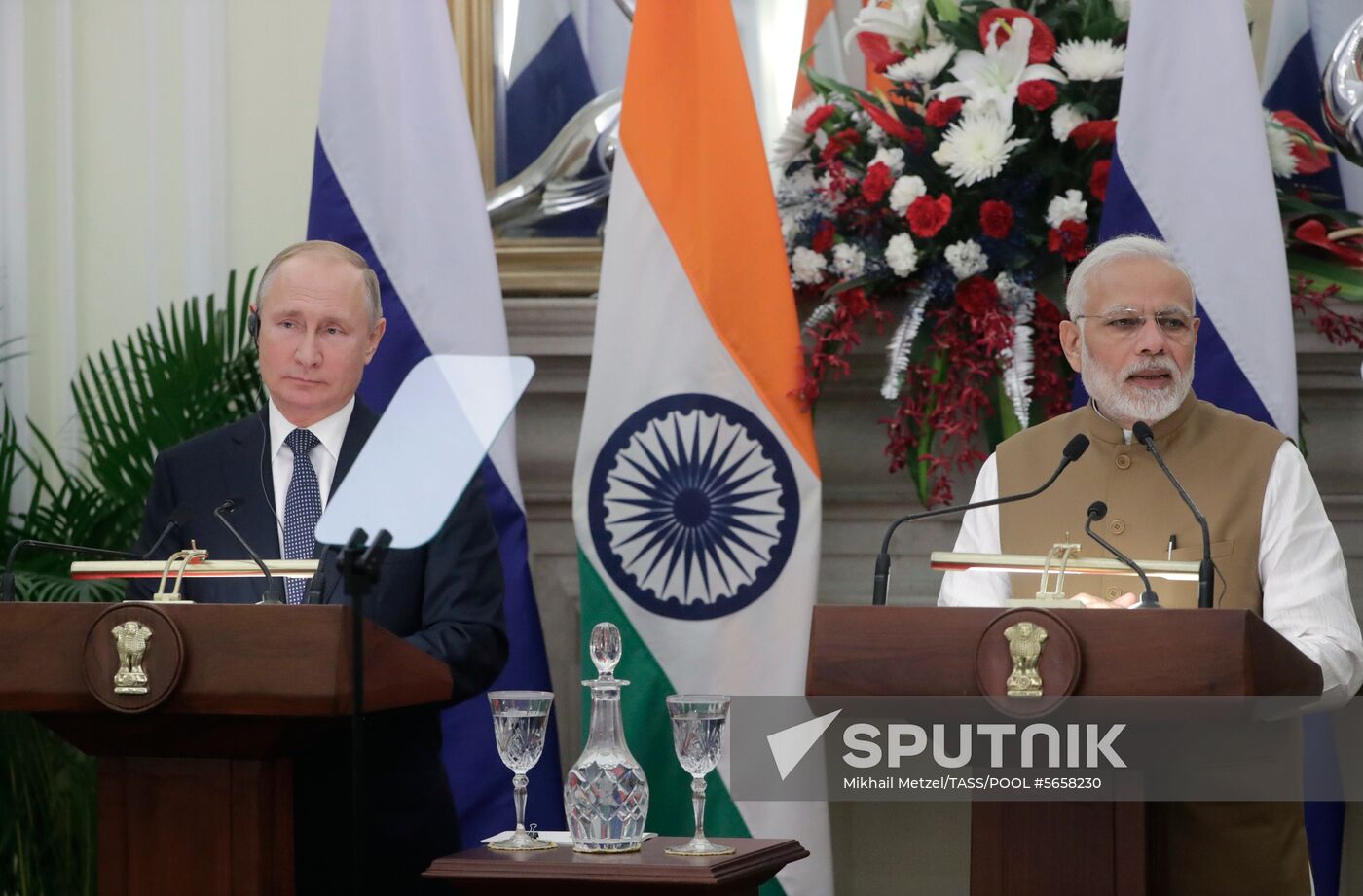 President Vladimir Putin's official visit to India. Day two