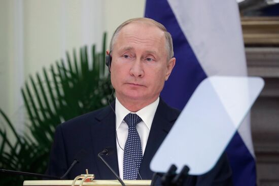 President Vladimir Putin's official visit to India. Day two