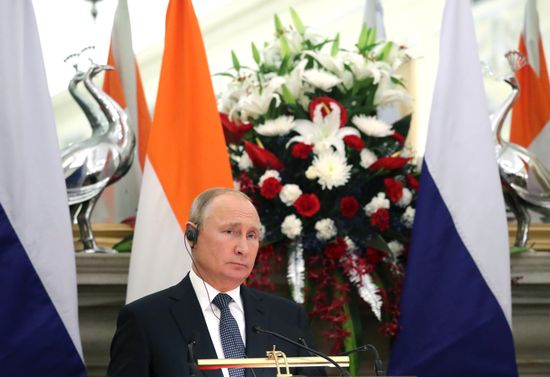 President Vladimir Putin's official visit to India. Day two