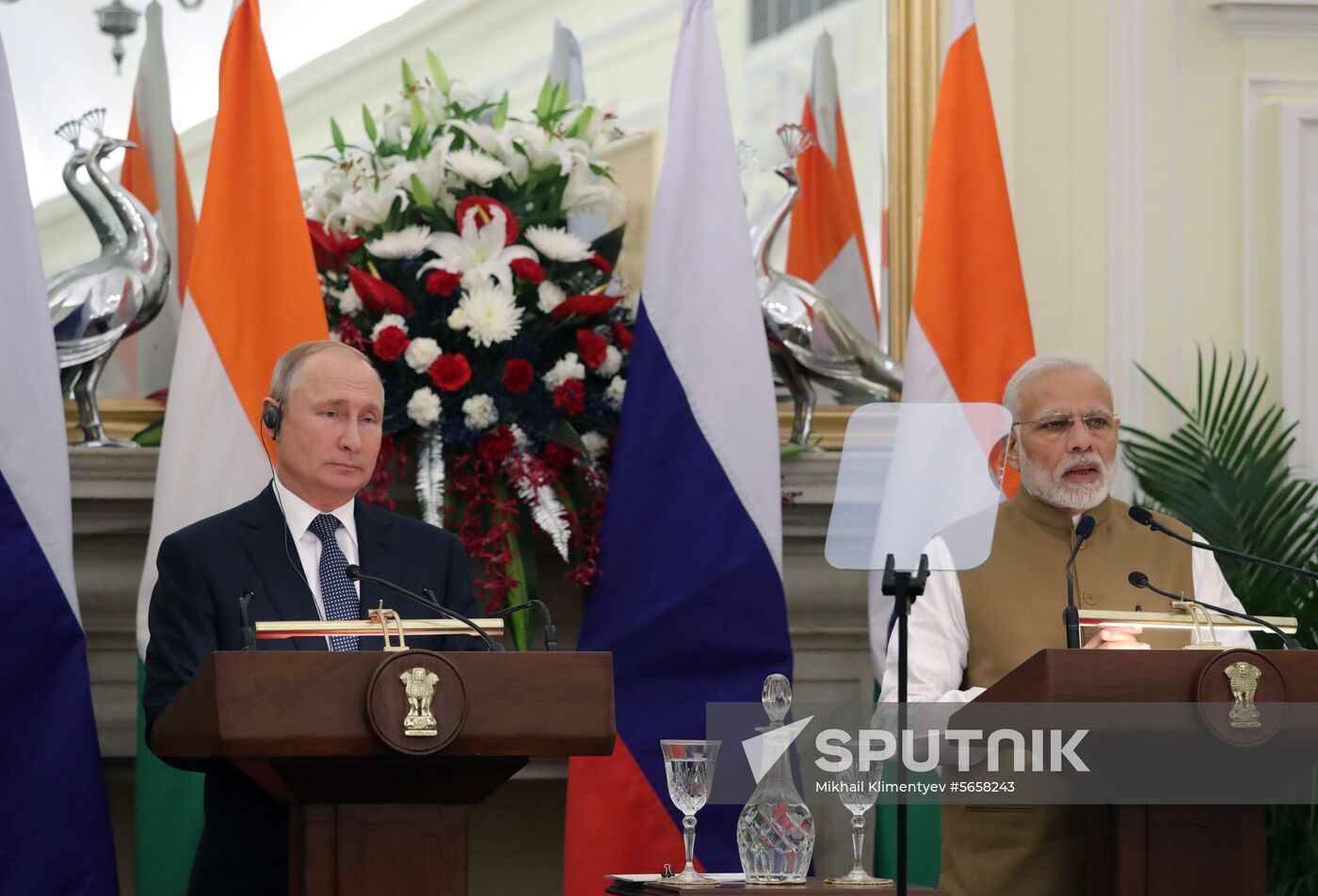 President Vladimir Putin's official visit to India. Day two