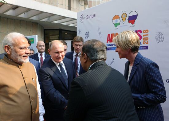 President Vladimir Putin's official visit to India. Day two