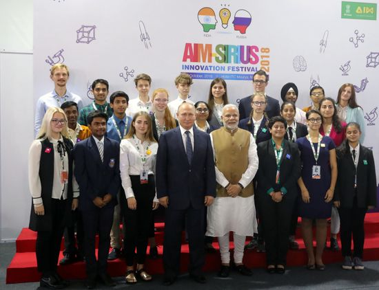 President Vladimir Putin's official visit to India. Day two