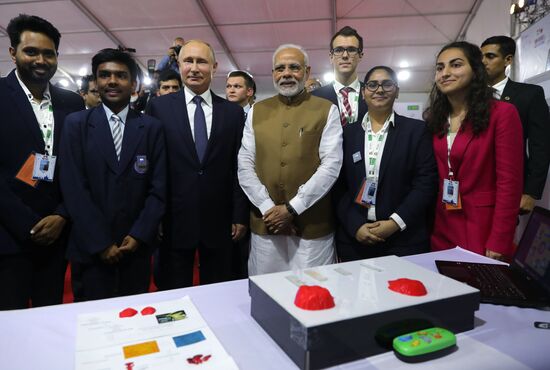 President Vladimir Putin's official visit to India. Day two