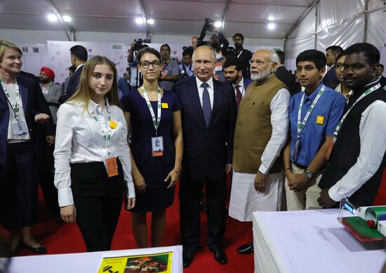 President Vladimir Putin's official visit to India. Day two