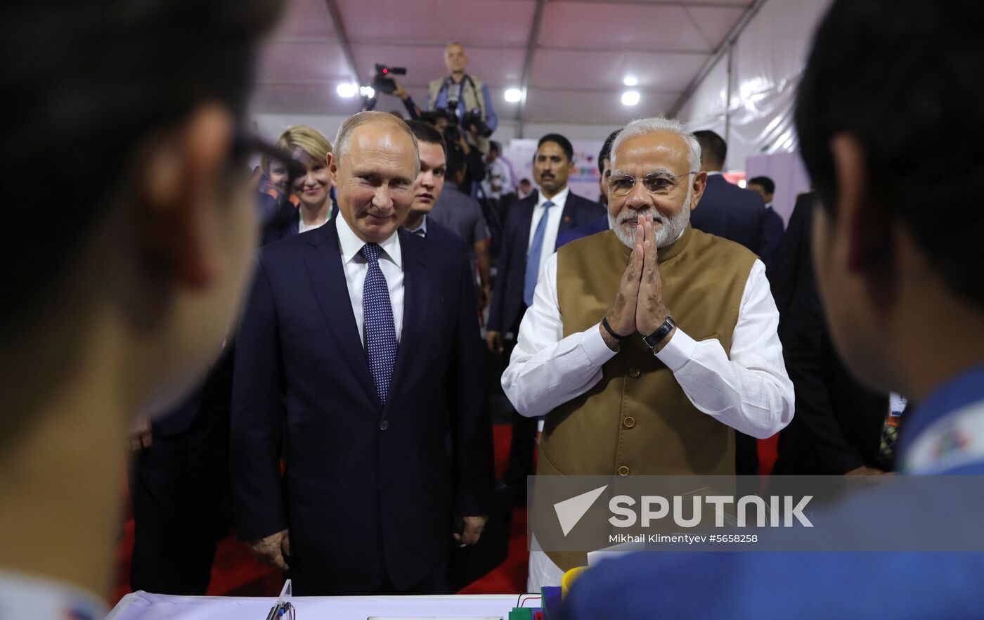 President Vladimir Putin's official visit to India. Day two