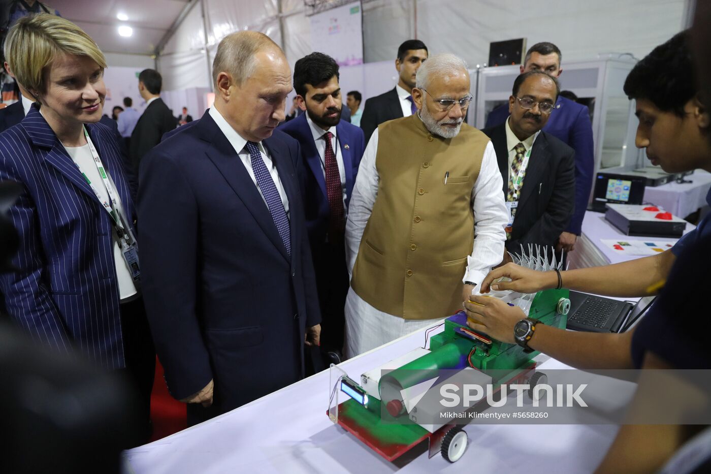 President Vladimir Putin's official visit to India. Day two