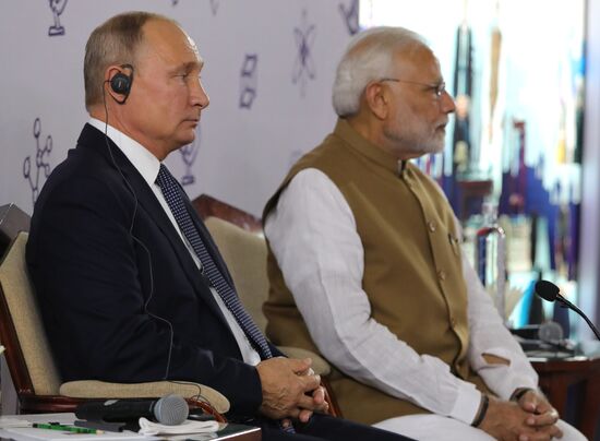 President Vladimir Putin's official visit to India. Day two