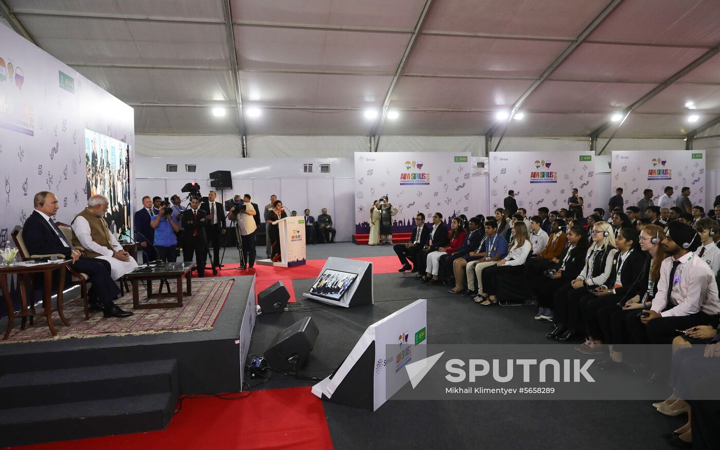 President Vladimir Putin's official visit to India. Day two