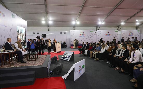 President Vladimir Putin's official visit to India. Day two