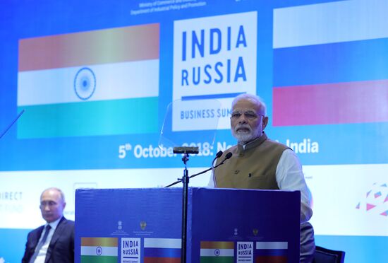 President Vladimir Putin's official visit to India. Day two