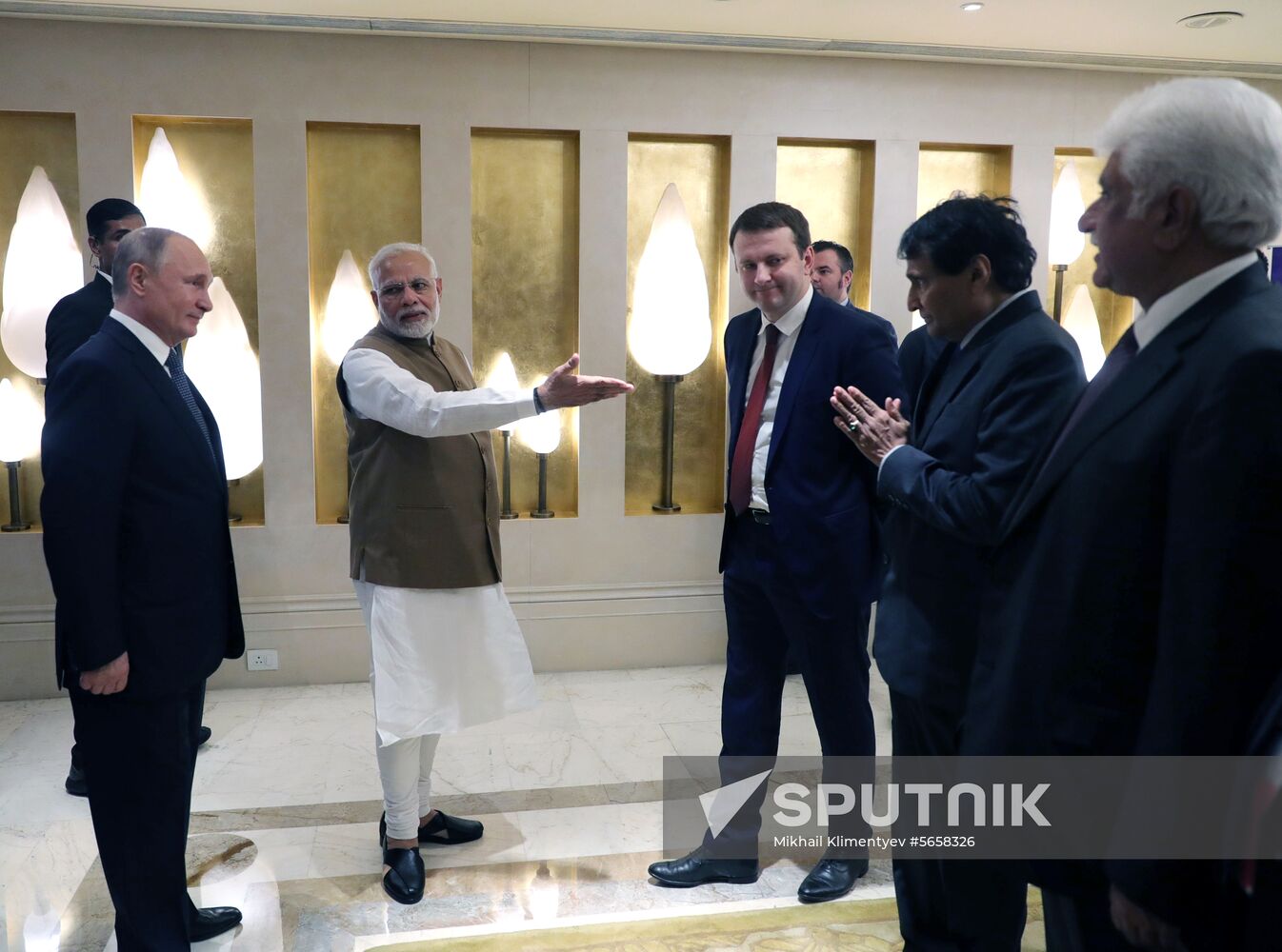 President Vladimir Putin's official visit to India. Day two