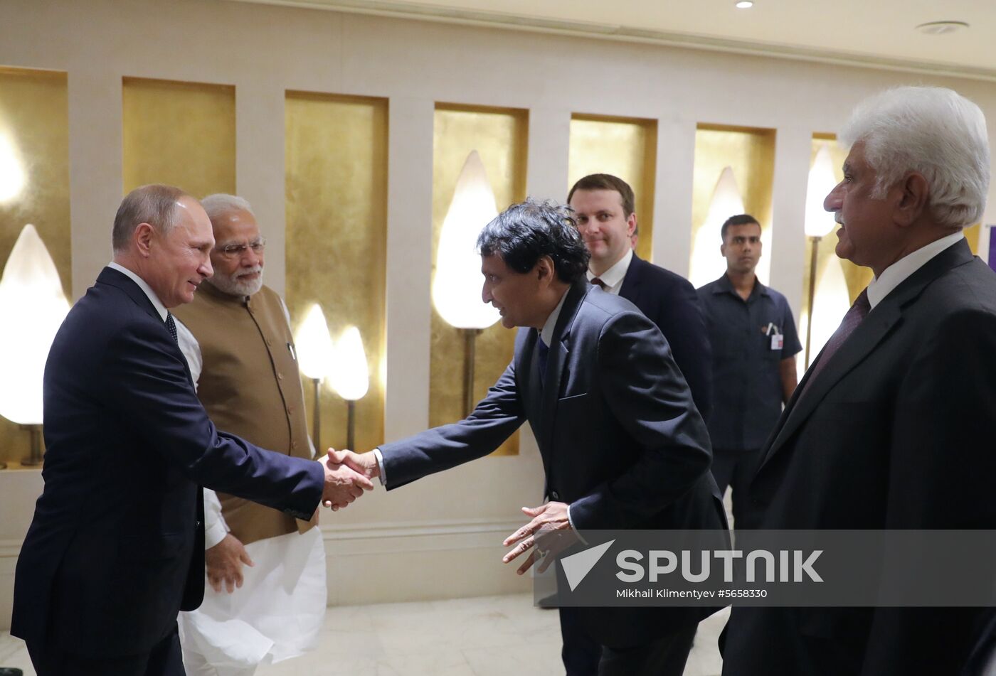 President Vladimir Putin's official visit to India. Day two