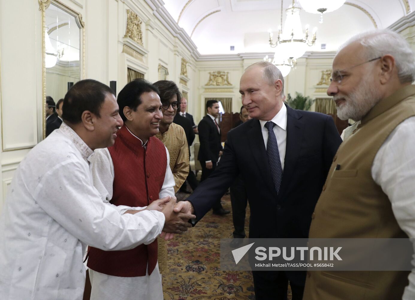 President Vladimir Putin's official visit to India. Day two