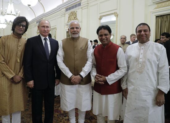 President Vladimir Putin's official visit to India. Day two