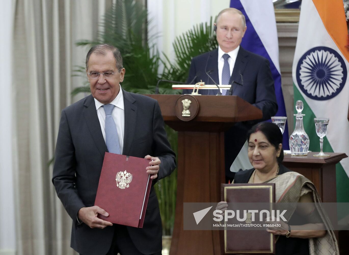 President Vladimir Putin's official visit to India. Day two