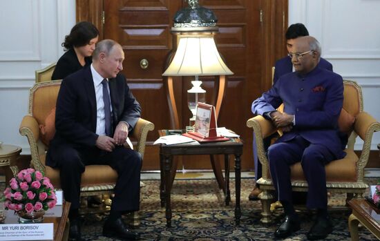 President Vladimir Putin's official visit to India. Day two