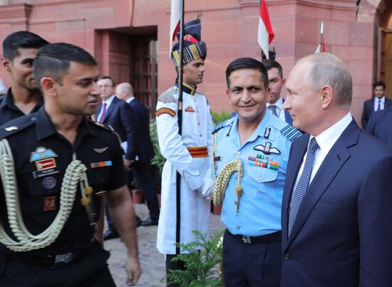 President Vladimir Putin's official visit to India. Day two