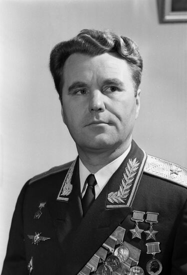 Soviet pilot cosmonaut Vladimir Shatalov
