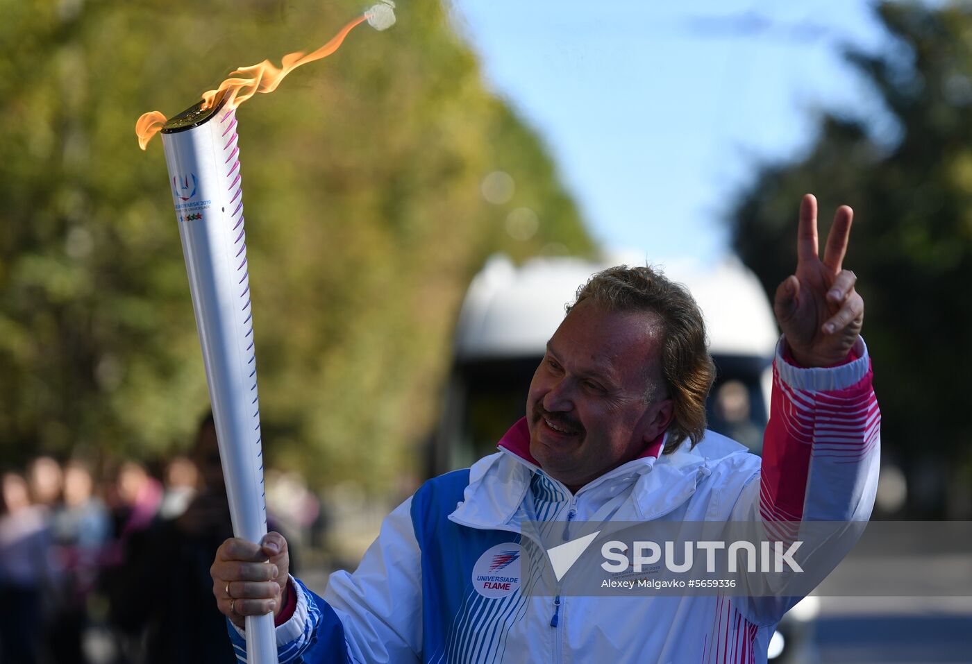Russia Universiade Torch Relay