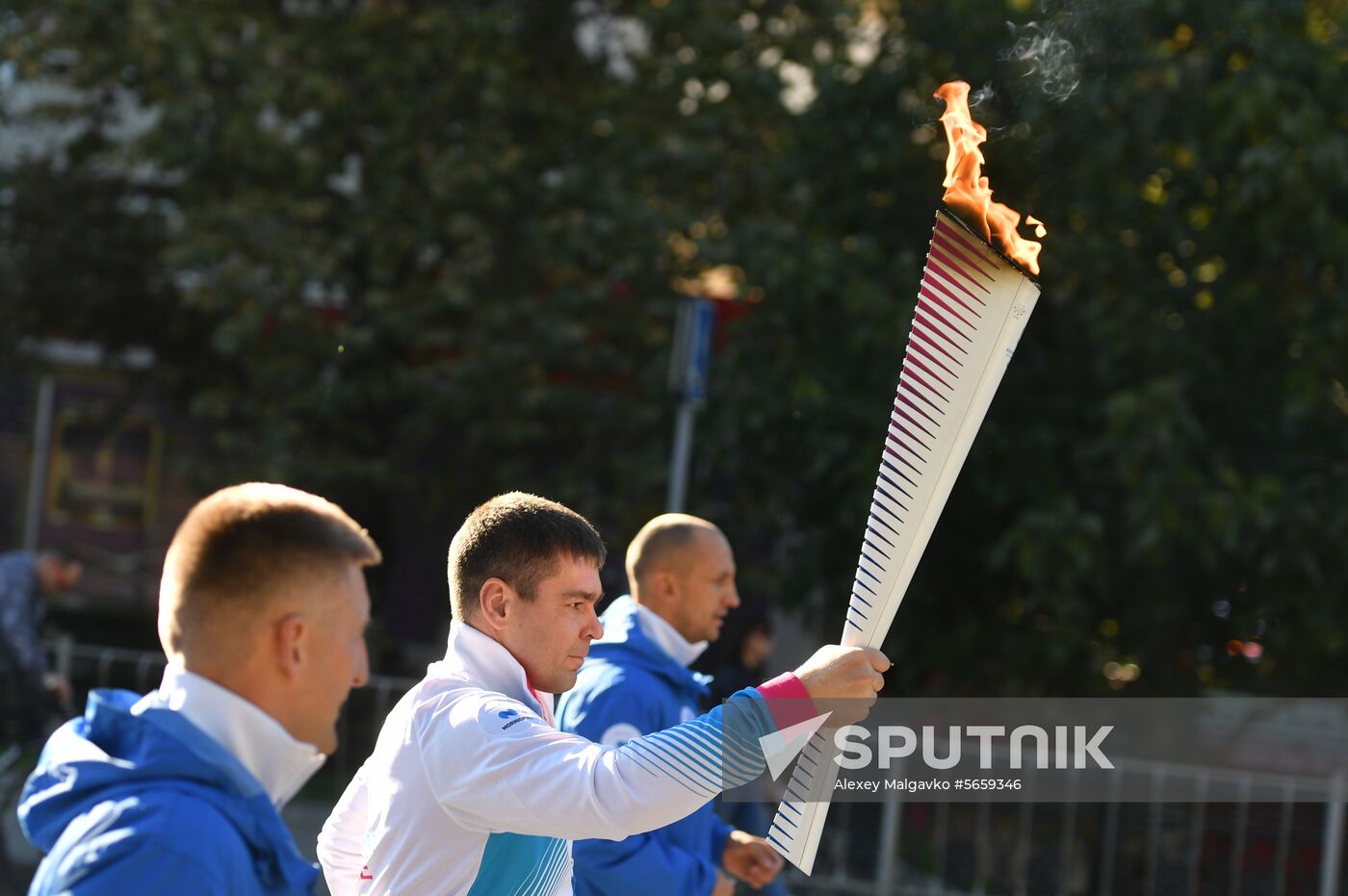 Russia Universiade Torch Relay