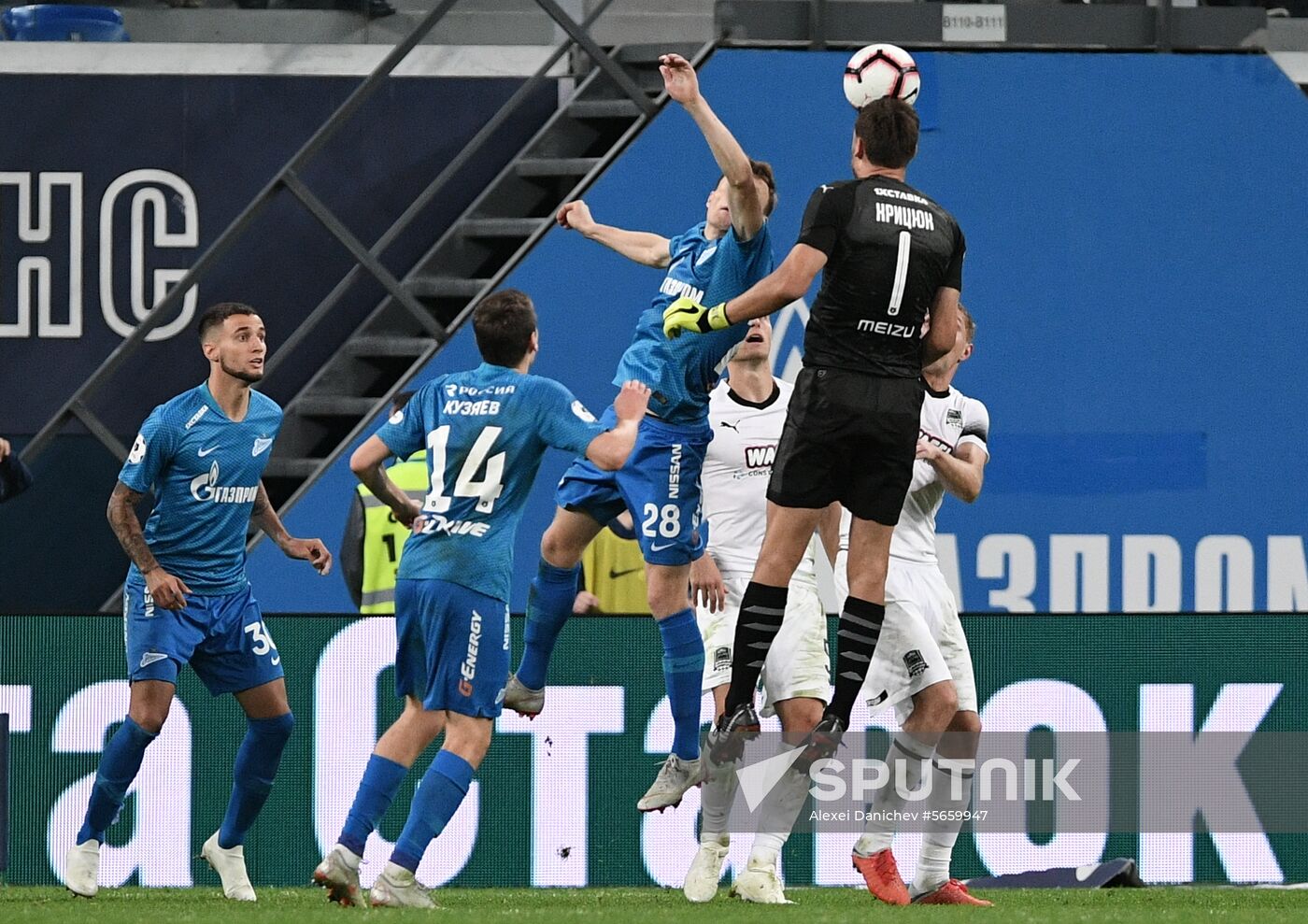 Russia Soccer Zenit - Krasnodar