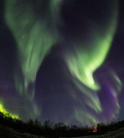 Russia Northern Lights