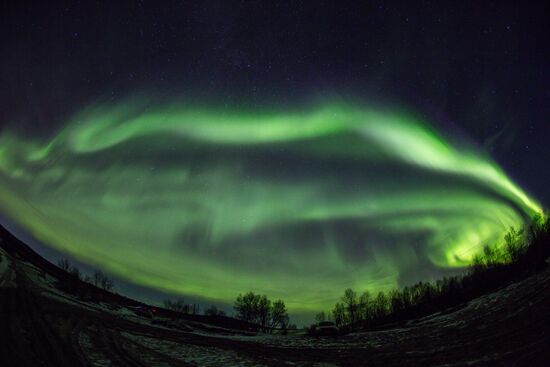 Russia Northern Lights