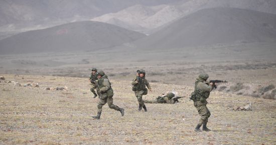 Kyrgyzstan CSTO Military Drills