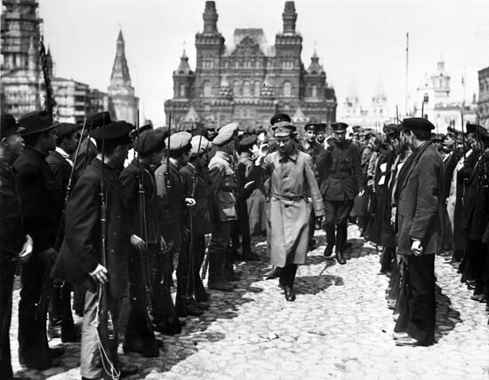 Vsevobuch parade in 1919