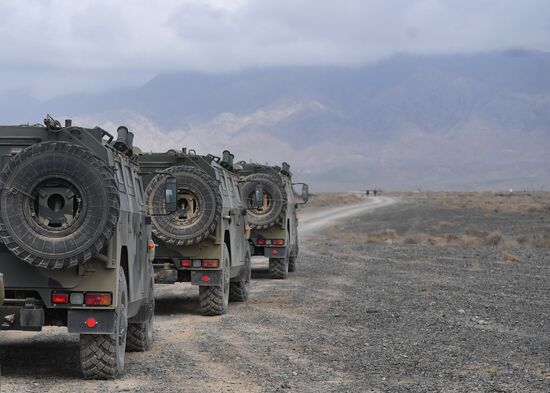 Kyrgyzstan CSTO Military Drills