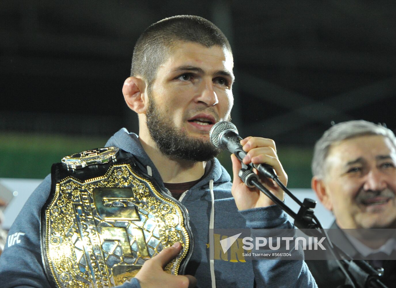 Khabib Nurmagomedov honored in Makhachkala