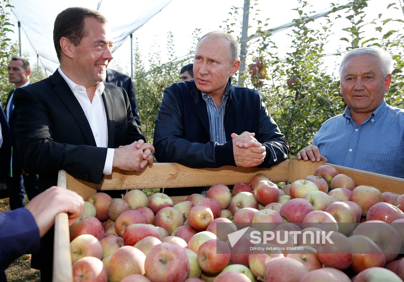 Russian President Vladimir Putin and Prime Minister Dmitry Medvedev's working trip to Stavropol Territory