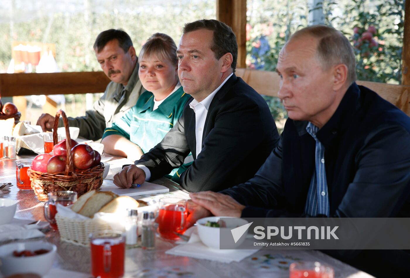 Russian President Vladimir Putin and Prime Minister Dmitry Medvedev's working trip to Stavropol Territory