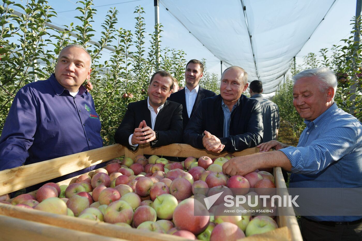 Russian President Vladimir Putin and Prime Minister Dmitry Medvedev's working trip to Stavropol Territory