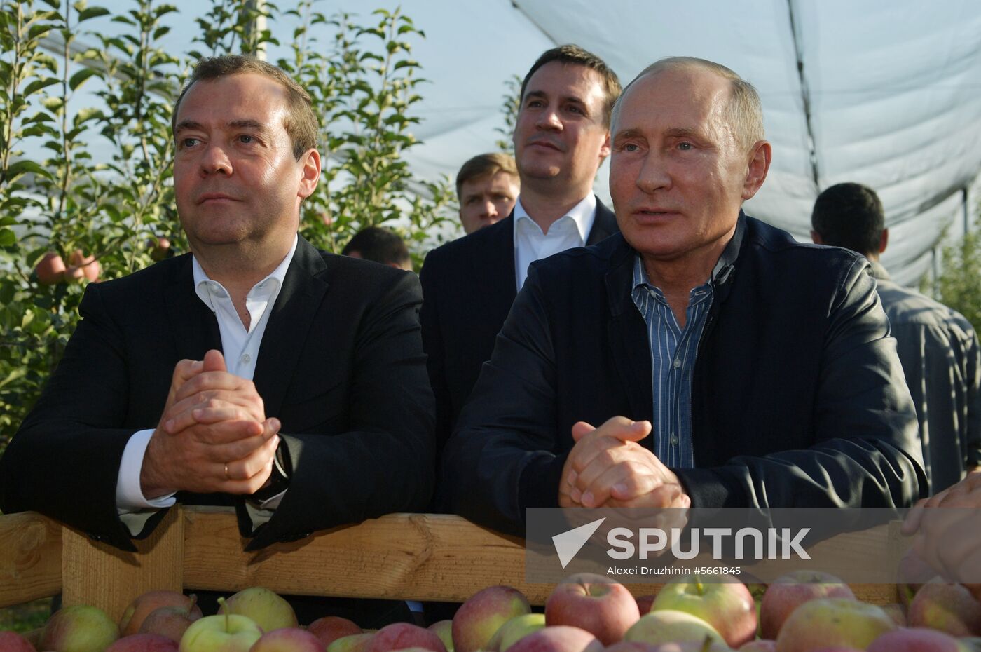 Russian President Vladimir Putin and Prime Minister Dmitry Medvedev's working trip to Stavropol Territory