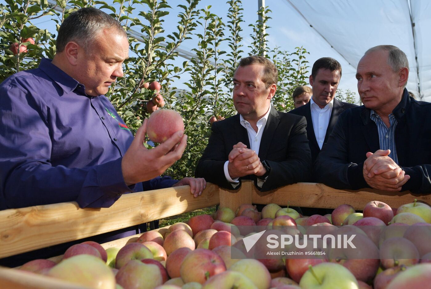 Russian President Vladimir Putin and Prime Minister Dmitry Medvedev's working trip to Stavropol Territory