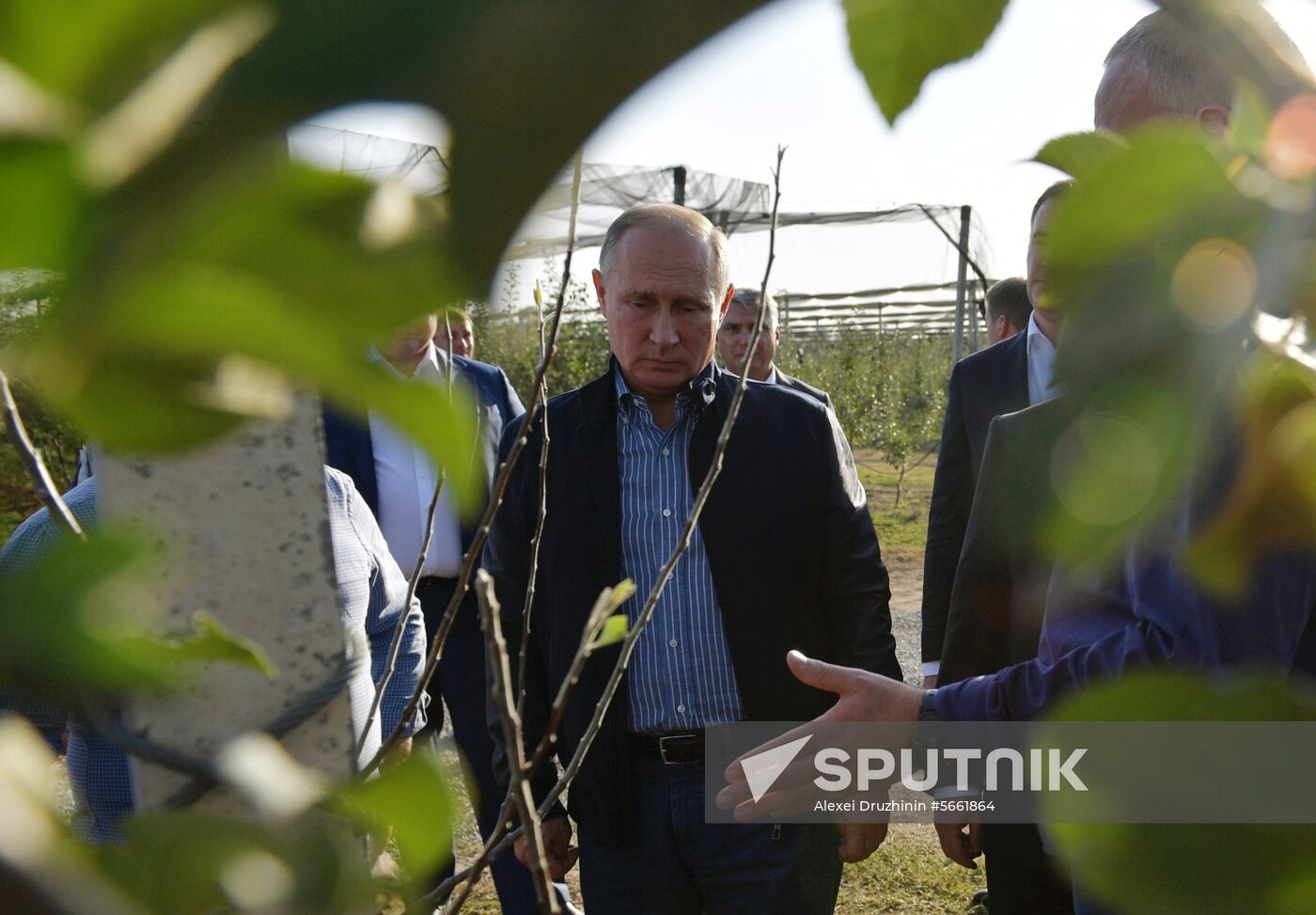 Russian President Vladimir Putin and Prime Minister Dmitry Medvedev's working trip to Stavropol Territory