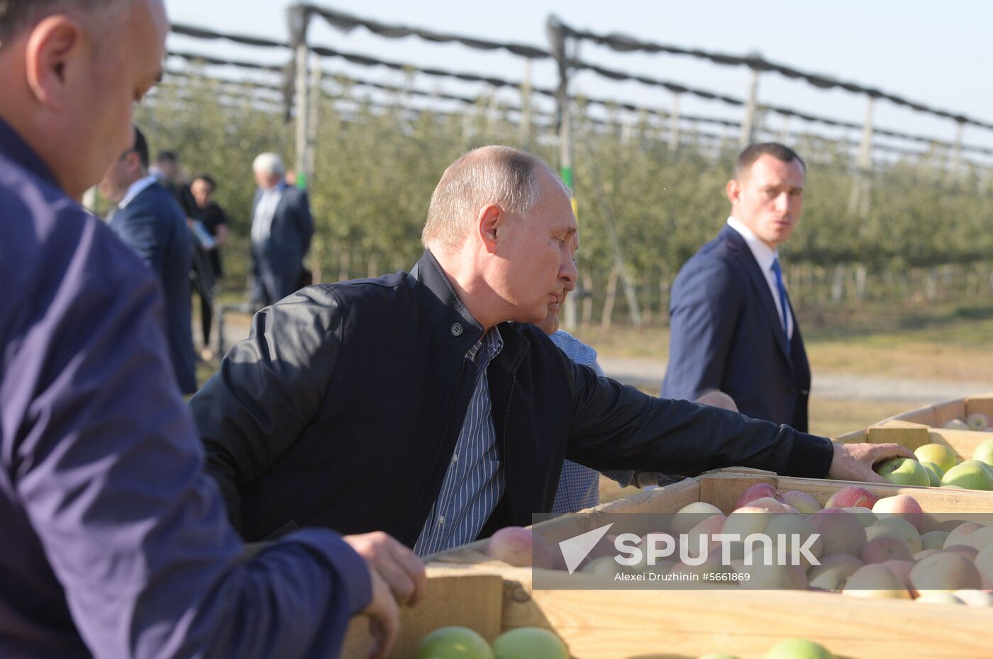 Russian President Vladimir Putin and Prime Minister Dmitry Medvedev's working trip to Stavropol Territory