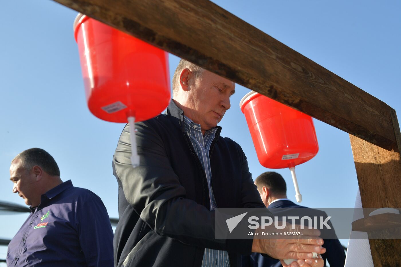 Russian President Vladimir Putin and Prime Minister Dmitry Medvedev's working trip to Stavropol Territory