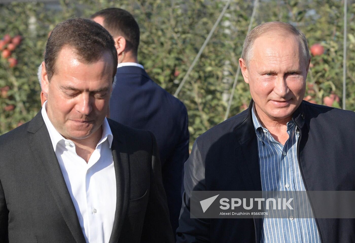 Russian President Vladimir Putin and Prime Minister Dmitry Medvedev's working trip to Stavropol Territory