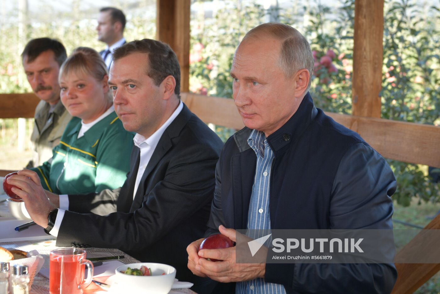 Russian President Vladimir Putin and Prime Minister Dmitry Medvedev's working trip to Stavropol Territory