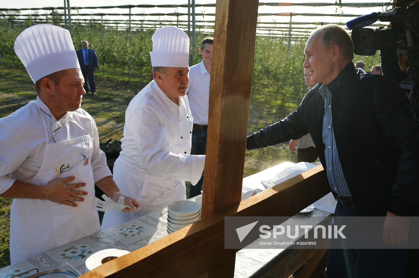 Russian President Vladimir Putin and Prime Minister Dmitry Medvedev's working trip to Stavropol Territory