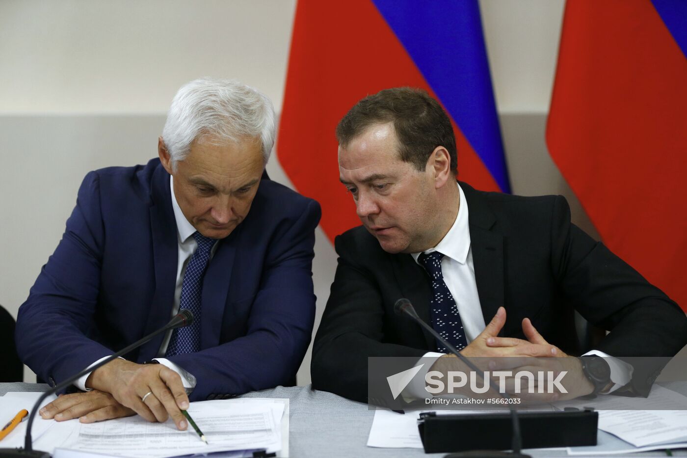 Russian President Vladimir Putin and Prime Minister Dmitry Medvedev's working trip to Stavropol Territory